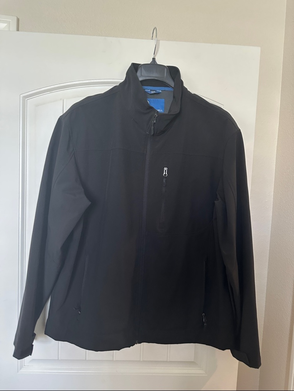 Men's Black Lightweight Zip Jacket by Hydro Shell